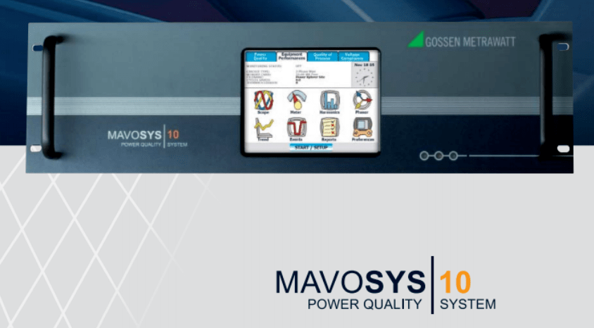 在線式電能質量分析儀MAVOSYS 10 在線式電能質量分析儀MAVOSYS 10