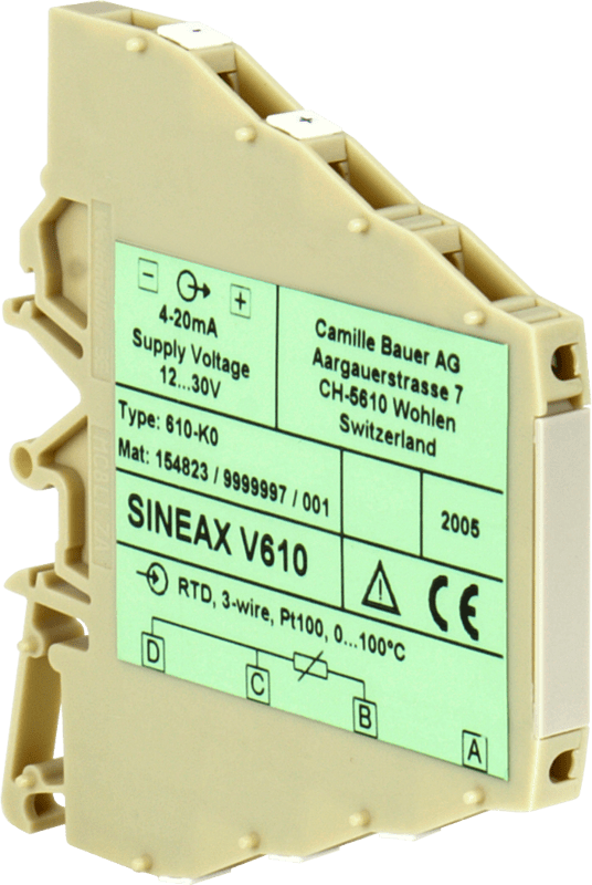 sineax-v610溫度變送器